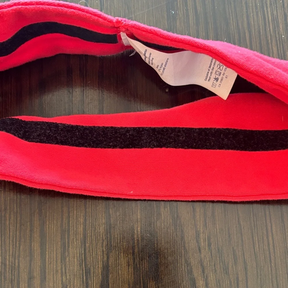 lululemon athletica Wide Athletic Headband Pink Red Yoga Running
